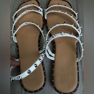 Lily Morgan spikey sandals sz 10